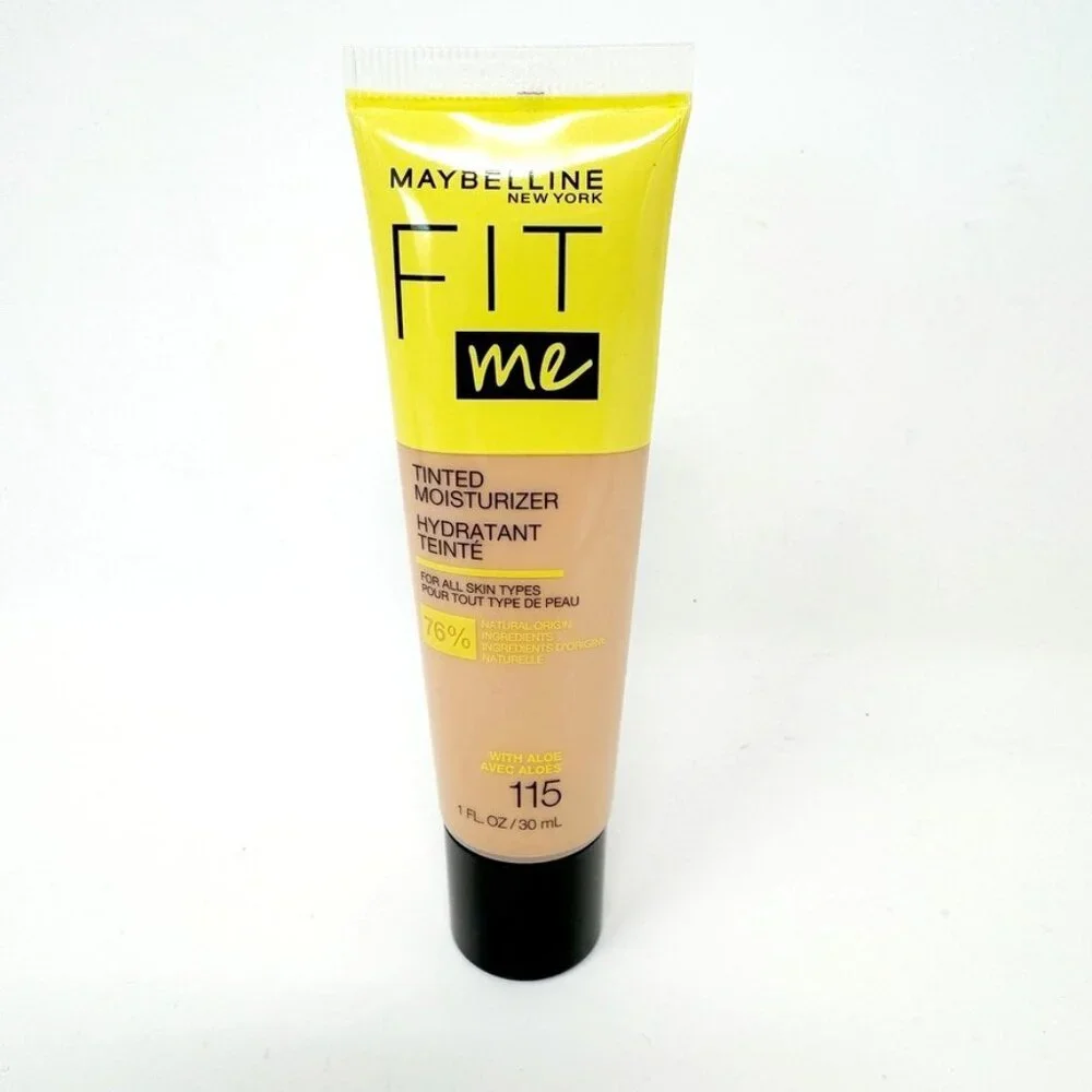 Maybelline Fit Me Tinted Moisturizer For All Skin Types  Color #115  NEW.